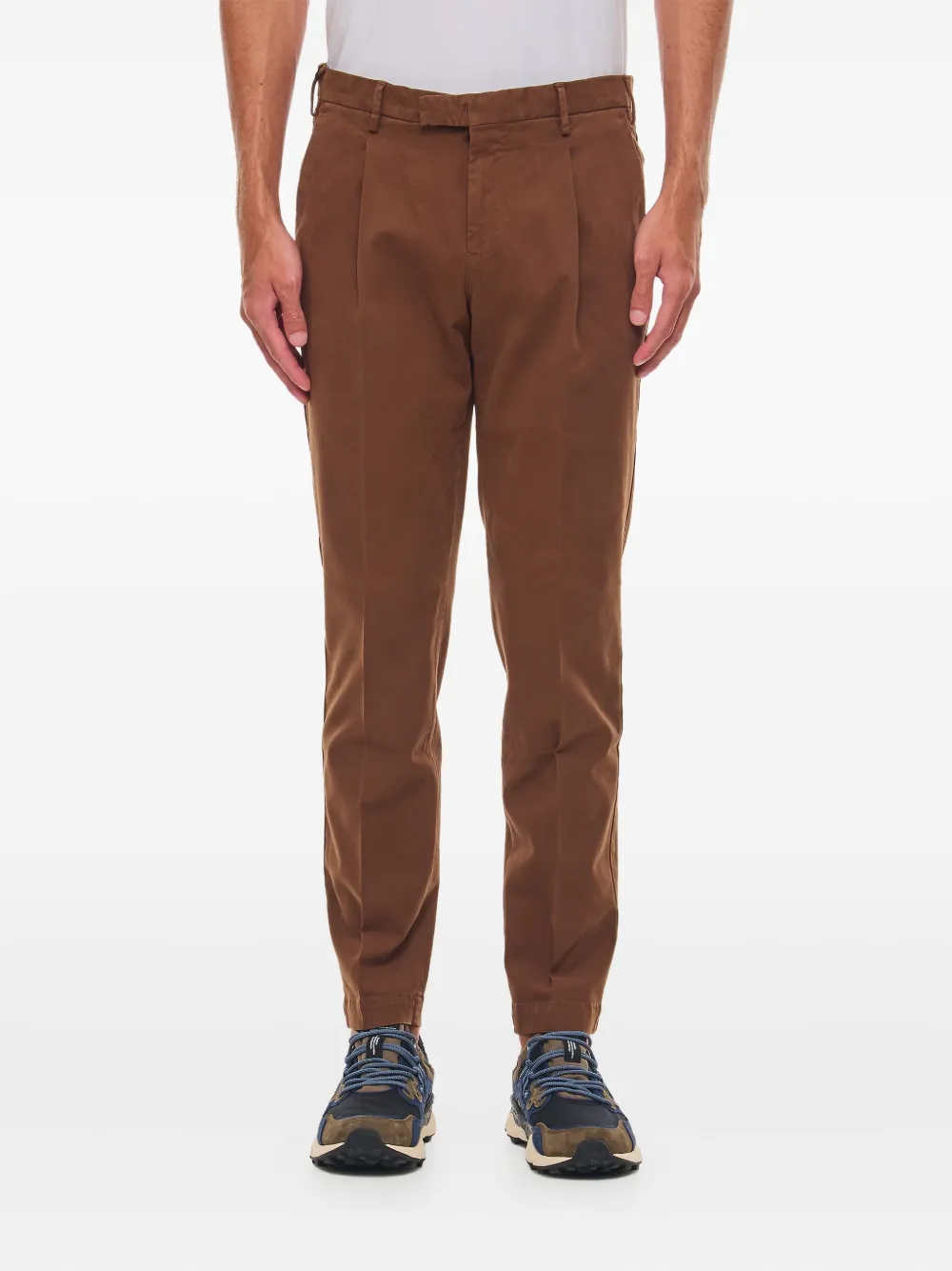 PT Torino pleated trousers Bruin