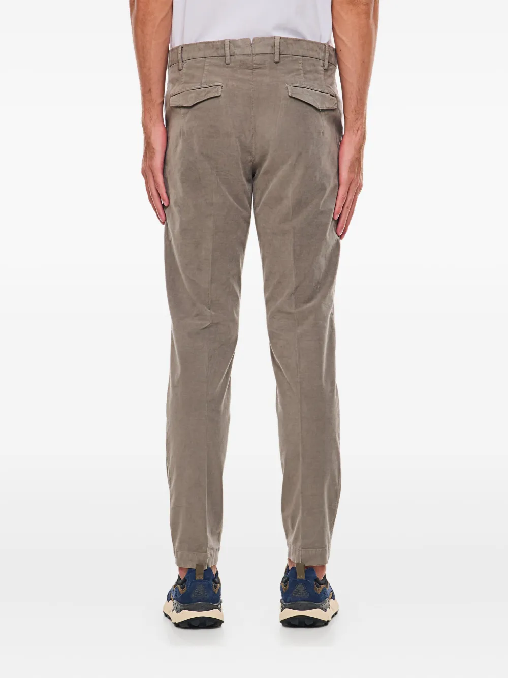 PT Torino pleated zip-fly regular trousers Beige
