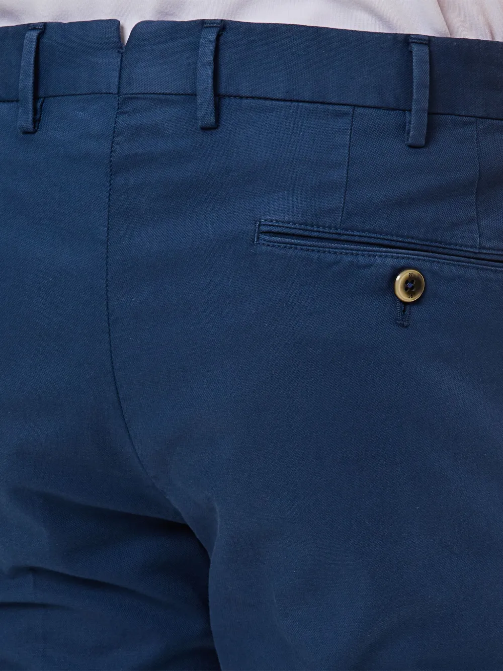 PT Torino flat-front regular trousers Blauw