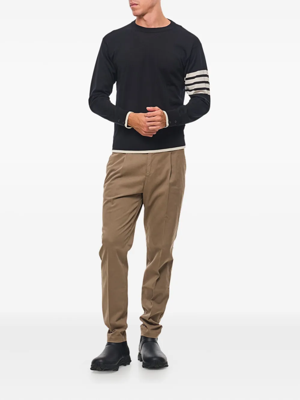 PT Torino pleated-front regular trousers Bruin