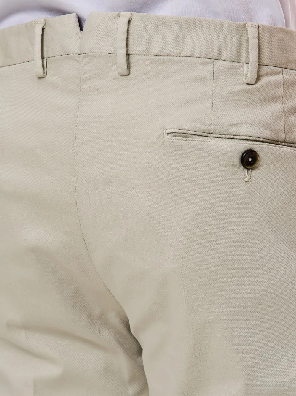 PT Torino flat-front stretch-cotton regular trousers Beige