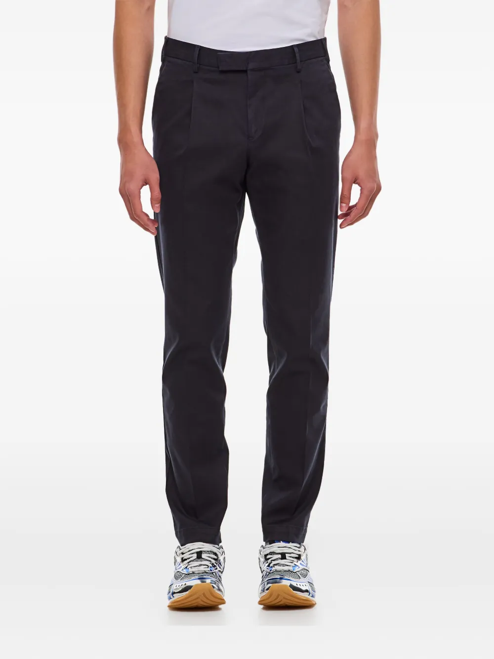 Pt Torino Single-pleat Flap-pocket Trousers