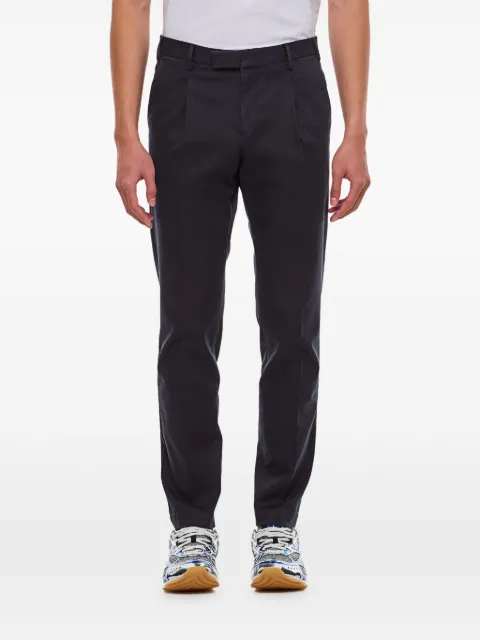 PT Torino single-pleat flap-pocket trousers