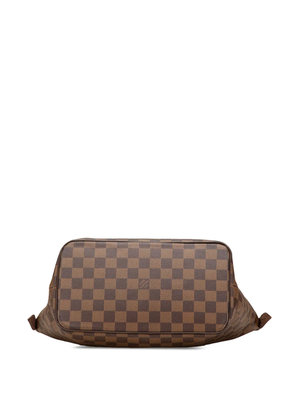 Pre-owned Louis Vuitton 2007 Damier Ebene Saleya Pm Handbag In Brown