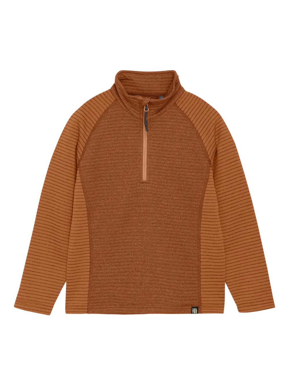 COLOR KIDS striped fleece sweatshirt | Orange | Image 1