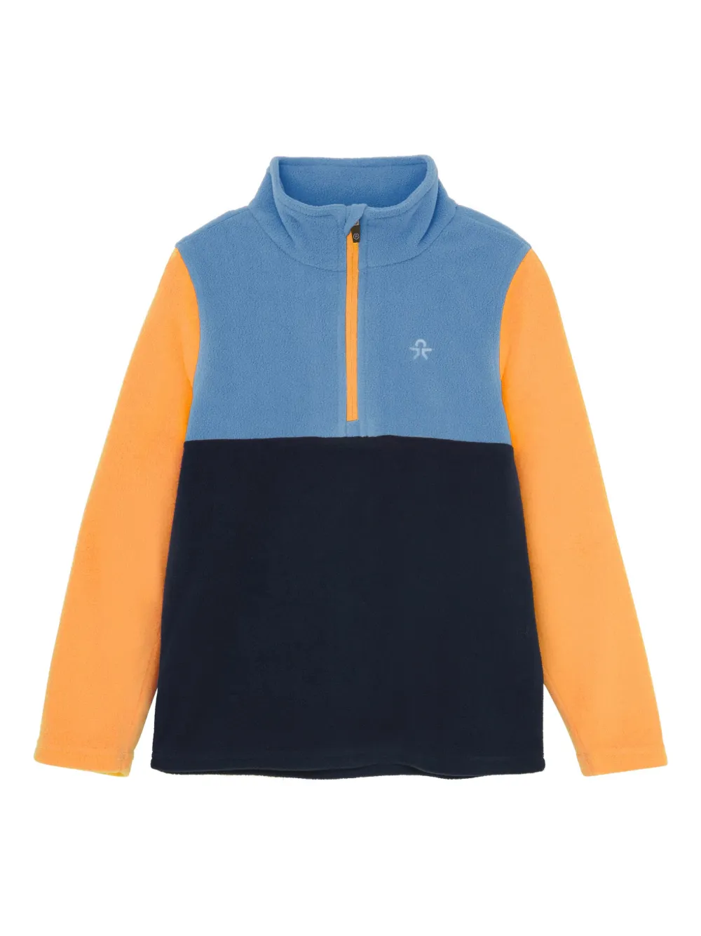 COLOR KIDS colour-block fleece sweatshirt | Blue | Image 1