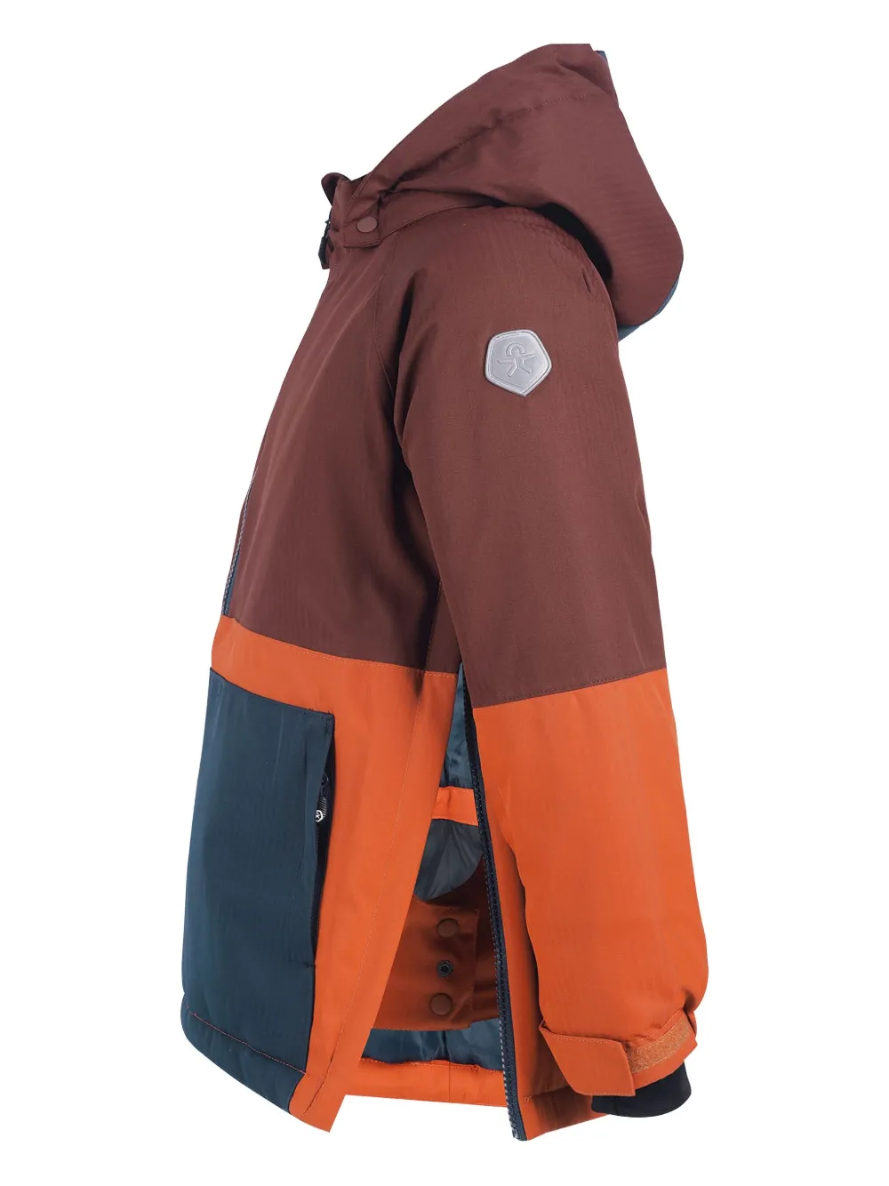 COLOR KIDS Jack met halve rits Rood