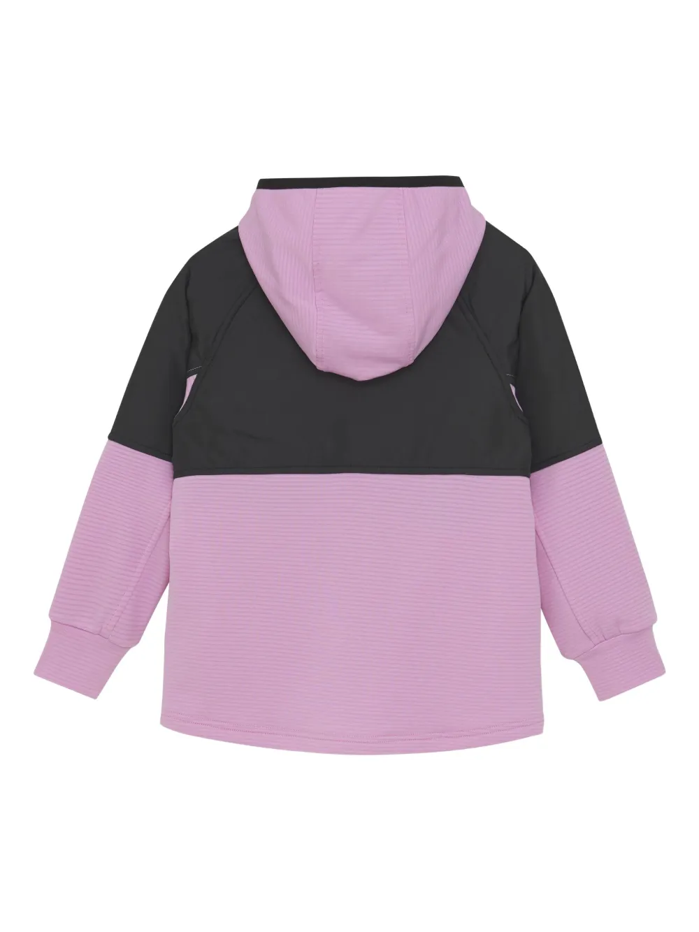 Panelled Zip-Up Hooded Jacket