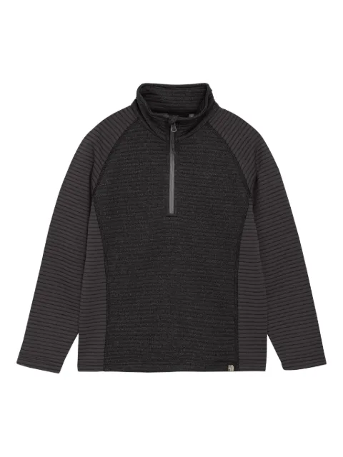 COLOR KIDS Geripptes Sweatshirt mit kurzem Reißverschluss
