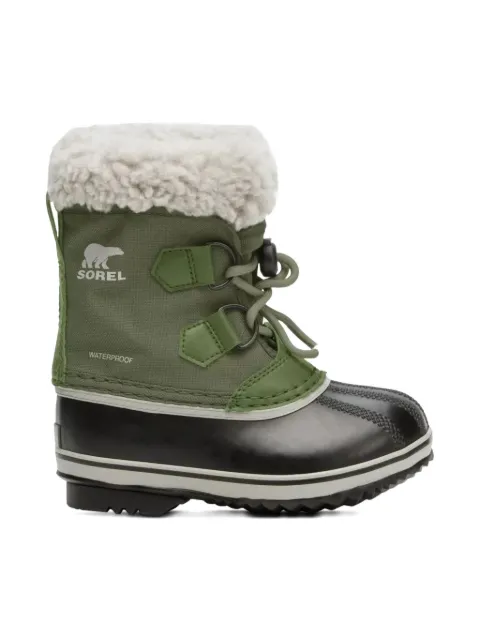SOREL KIDS waterproof faux fur-lined snow boots