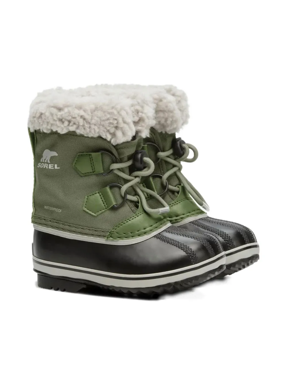 Sorel Kids' Yoot Pac Waterproof Snow Boot In Green