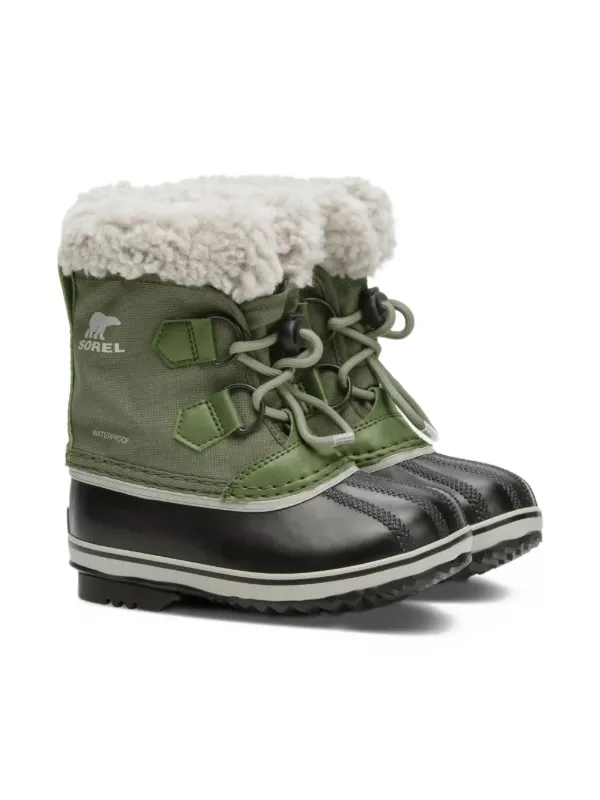 SOREL KIDS Waterproof Faux fur-lined Snow Boots Green FARFETCH PH