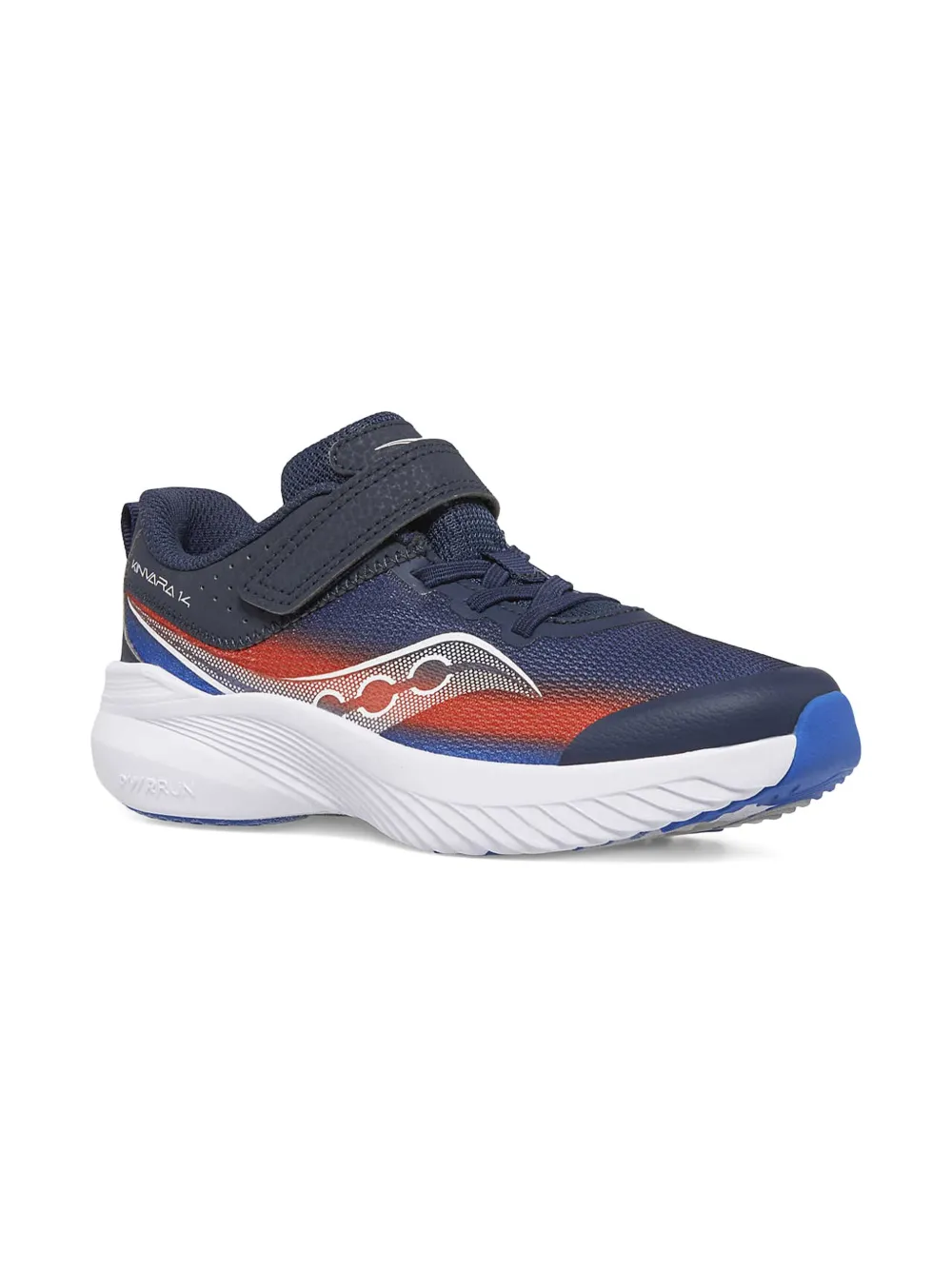 Saucony Kids Kinvara 14 A C hook-and-loop sneakers Blue