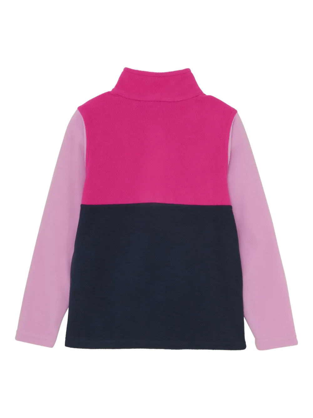 COLOR KIDS Fleece pullover met colourblocking Roze