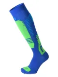 MICO KIDS merino wool graphic ski socks - Blue