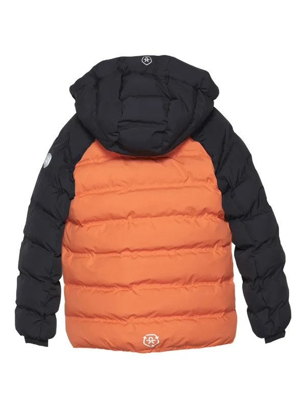 COLOR KIDS カラーブロック パデッドジャケット | オレンジ | FARFETCH JP