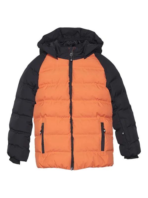 COLOR KIDS カラーブロック パデッドジャケット | オレンジ | FARFETCH JP