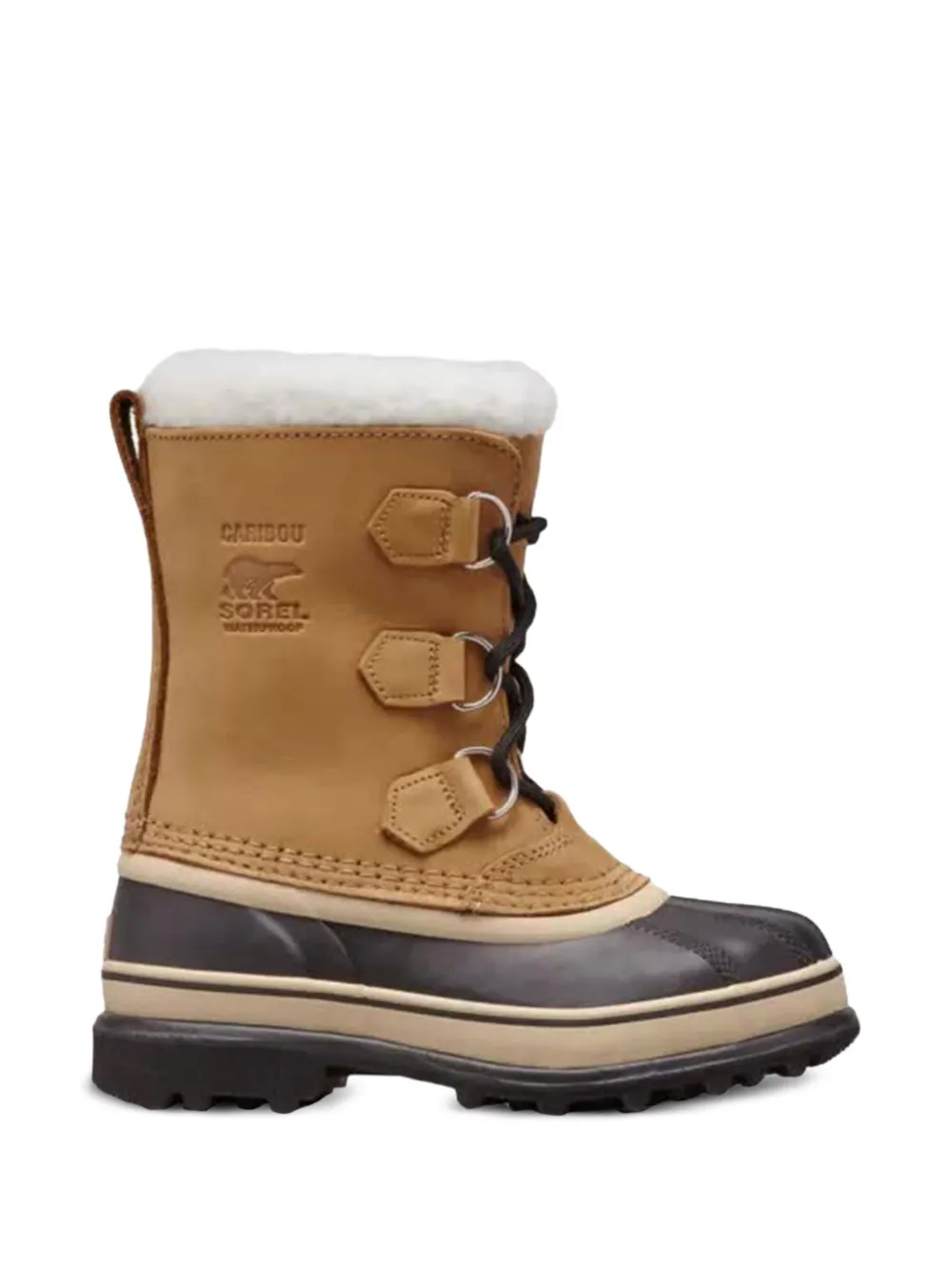 SOREL KIDS lace-up leather boots Brown