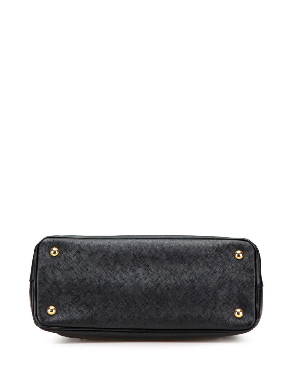 Pre-owned Prada 2010-2024 Small Saffiano Lux Galleria Tote Satchel In Black