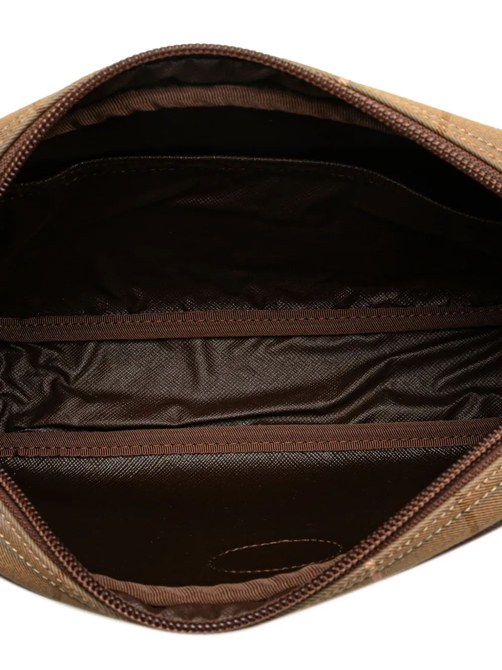 Pre-owned Burberry 20th Century Vintage Check Canvas Clutch Bag