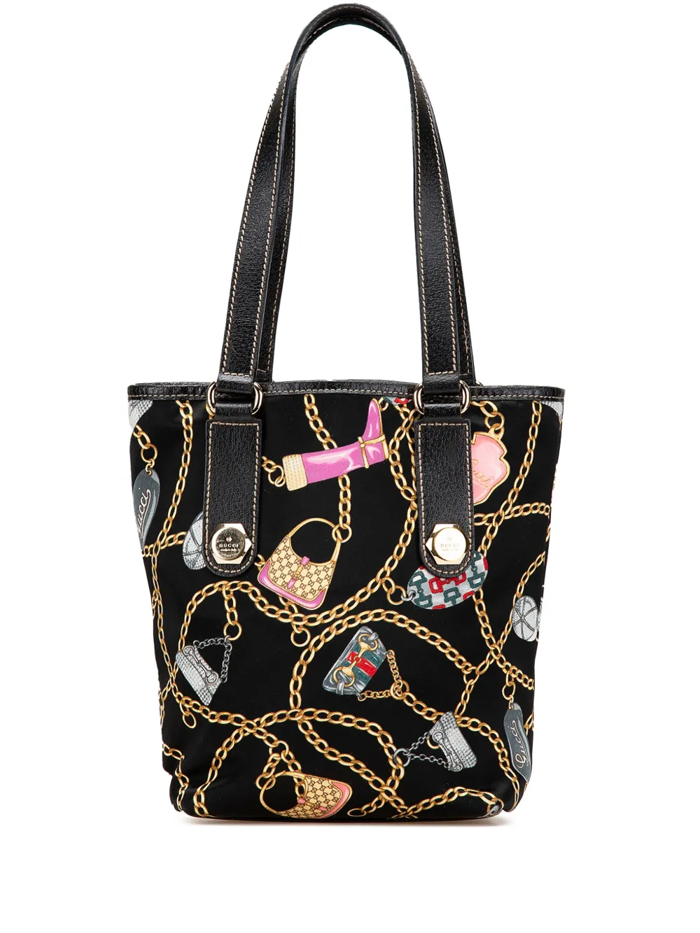 Gucci Pre-Owned 2000-2015 Satin Charmy tote bag | Black | Image 1