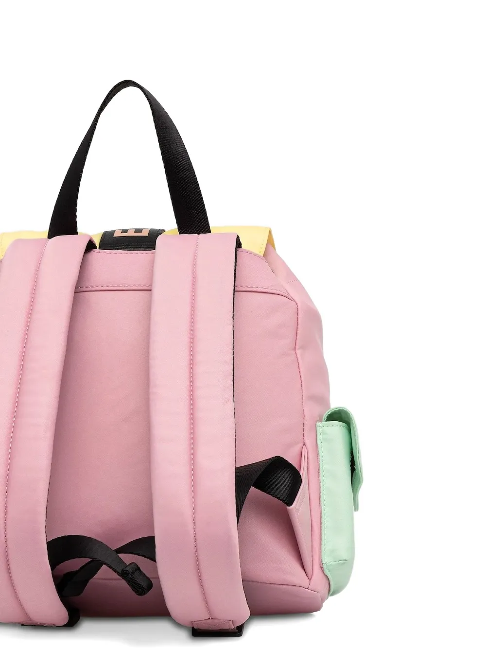 Emporio Armani Kids drawstring-fastening panelled backpack Roze