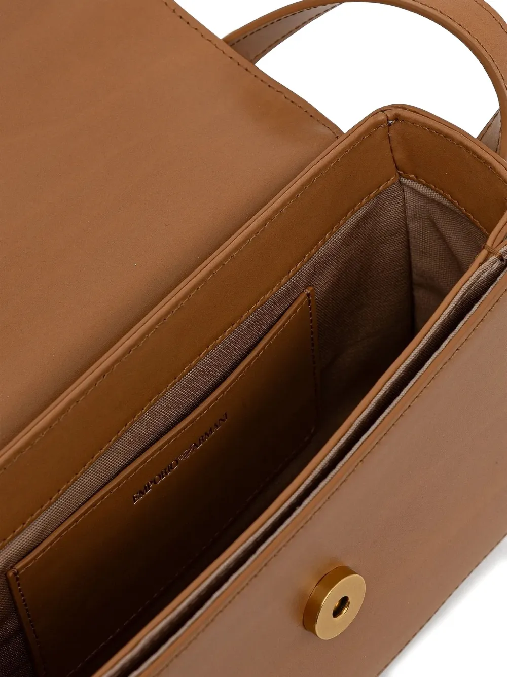 Emporio Armani Tweekleurige crossbodytas Beige