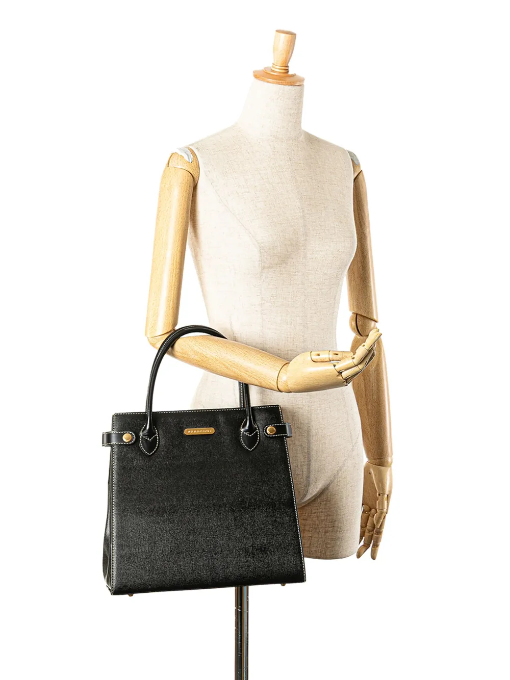 Burberry Pre-Owned sac à main en cuir (2000-2017) | Pre-owned | Image 2