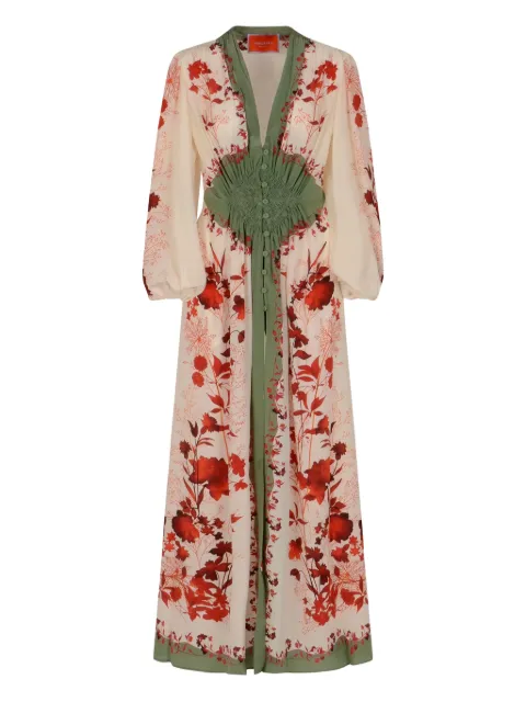 La DoubleJ Camerino silk maxi dress
