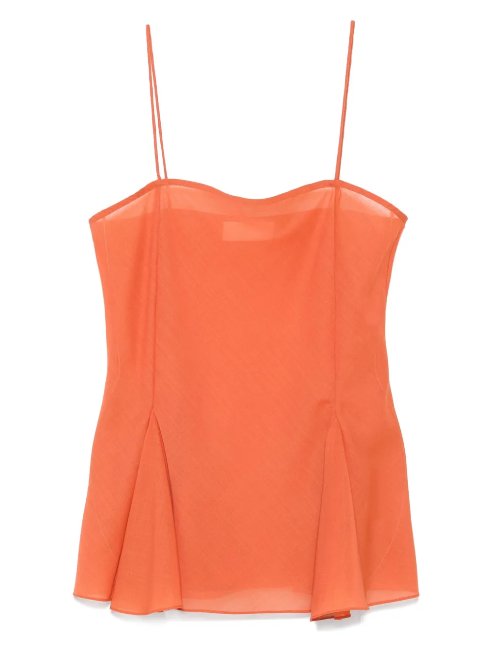 RACIL Foundation wool tank top | Orange | Image 1