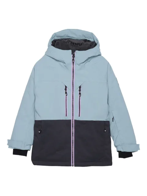 COLOR KIDS two-tone hooded jacket