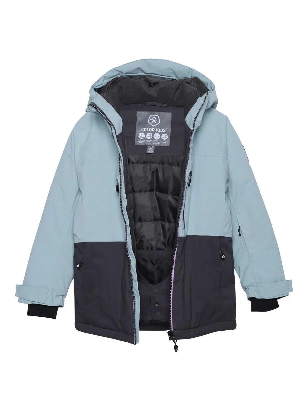 COLOR KIDS Jack met capuchon Blauw