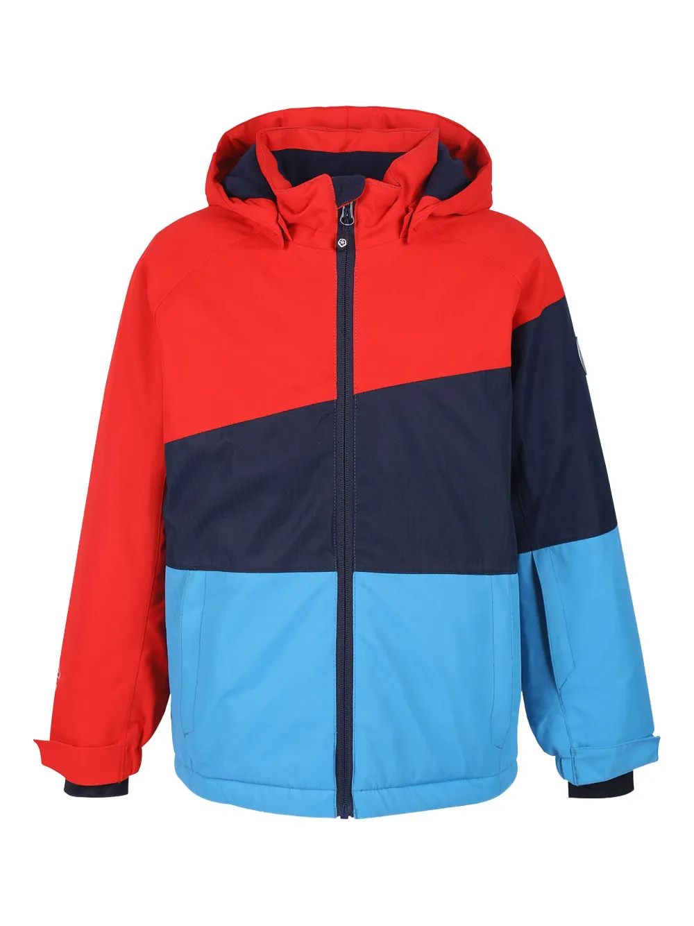 COLOR KIDS colour-block hooded jacket | Red | Image 1