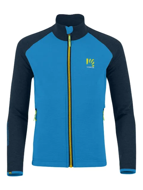 KARPOS KIDS raglan sleeve zip-up jacket
