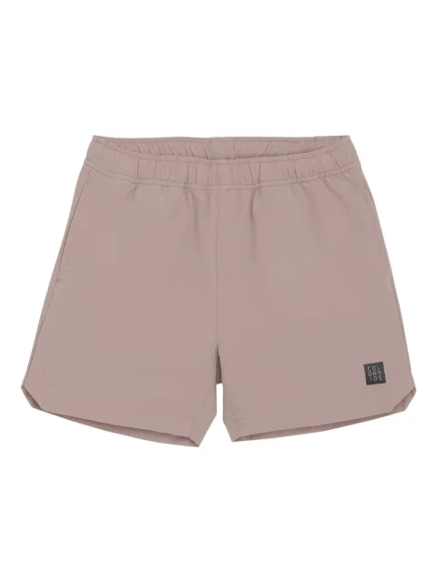 COLOR KIDS elastic-waistband logo-detail shorts