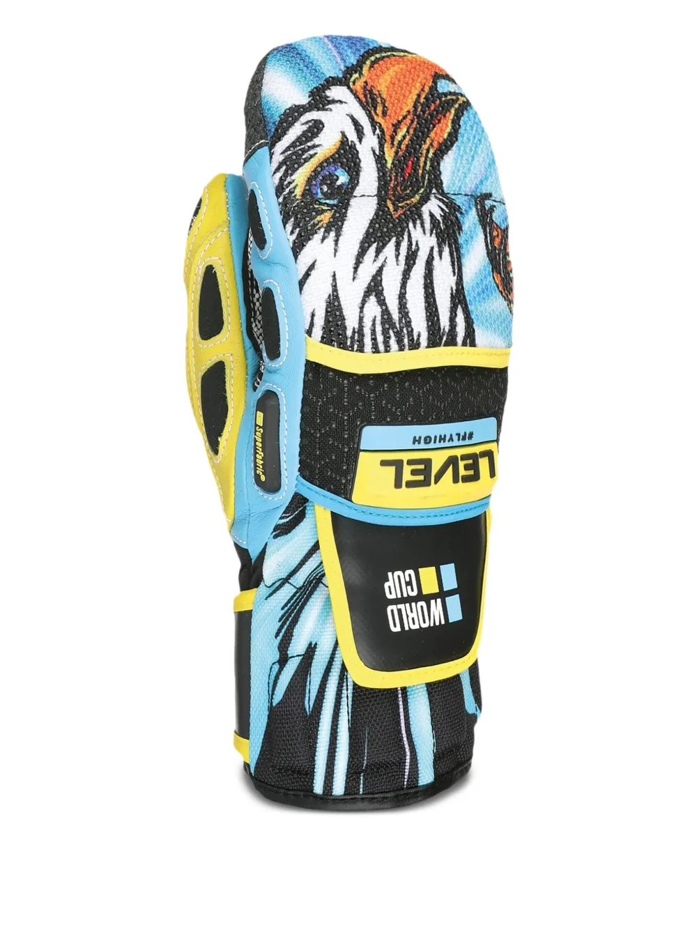 LEVEL KIDS Handschoenen met adelaarprint - Zwart