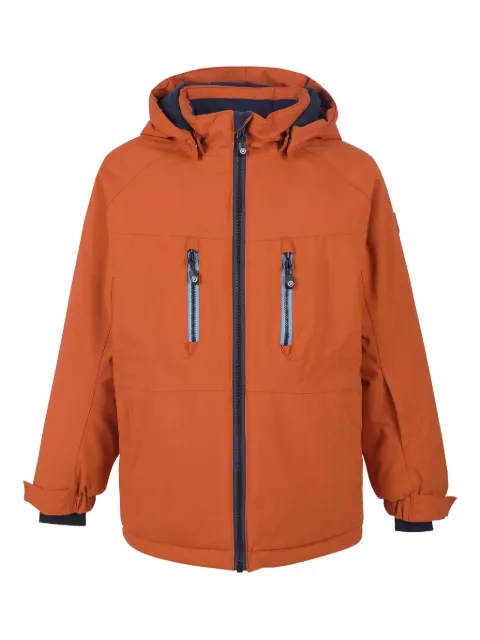 COLOR KIDS hooded zip-front jacket