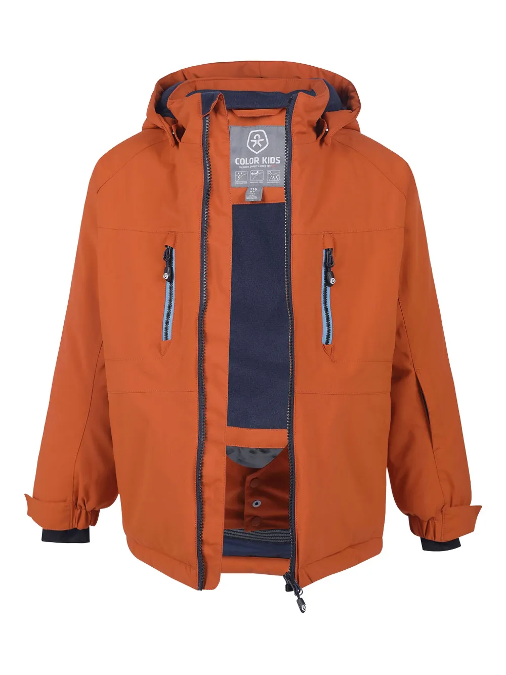 COLOR KIDS Jack met capuchon Oranje