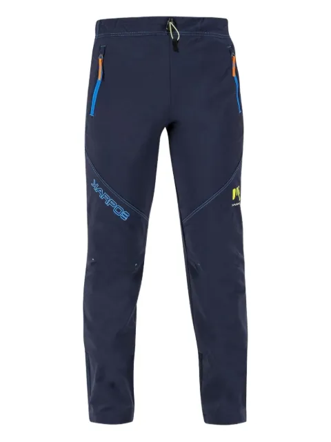 KARPOS KIDS drawstring-waist zip-pocket trousers