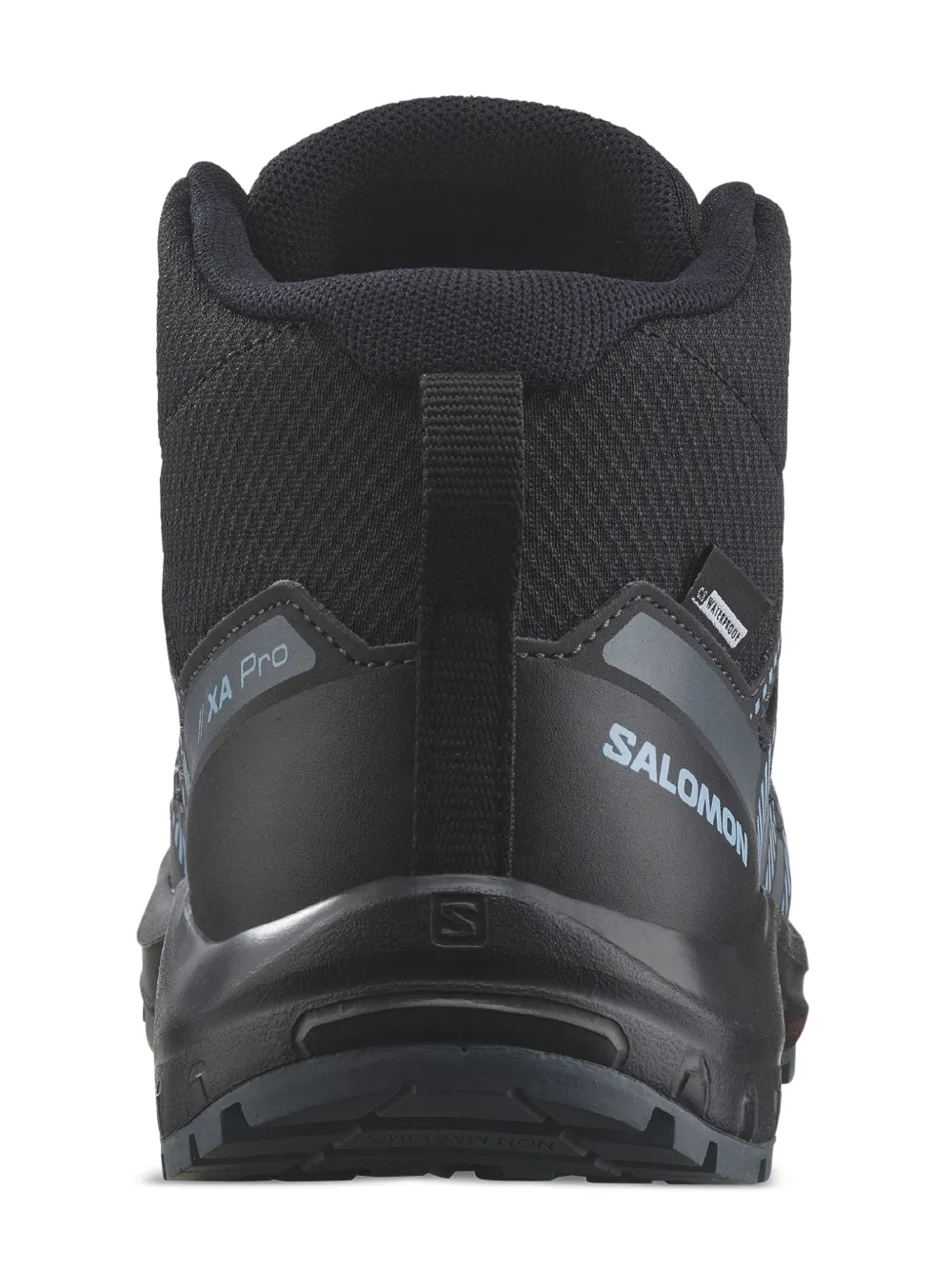 SALOMON KIDS lace-up hiking shoes Black