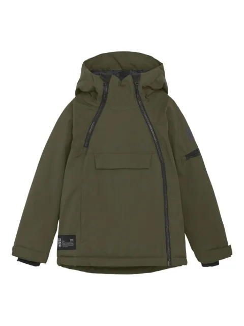 COLOR KIDS double-zip hooded jacket