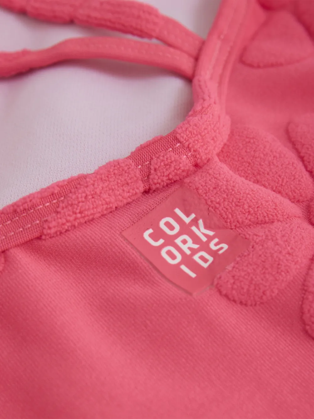 COLOR KIDS Badpak met gekruiste bandjes en bloemenprint Roze