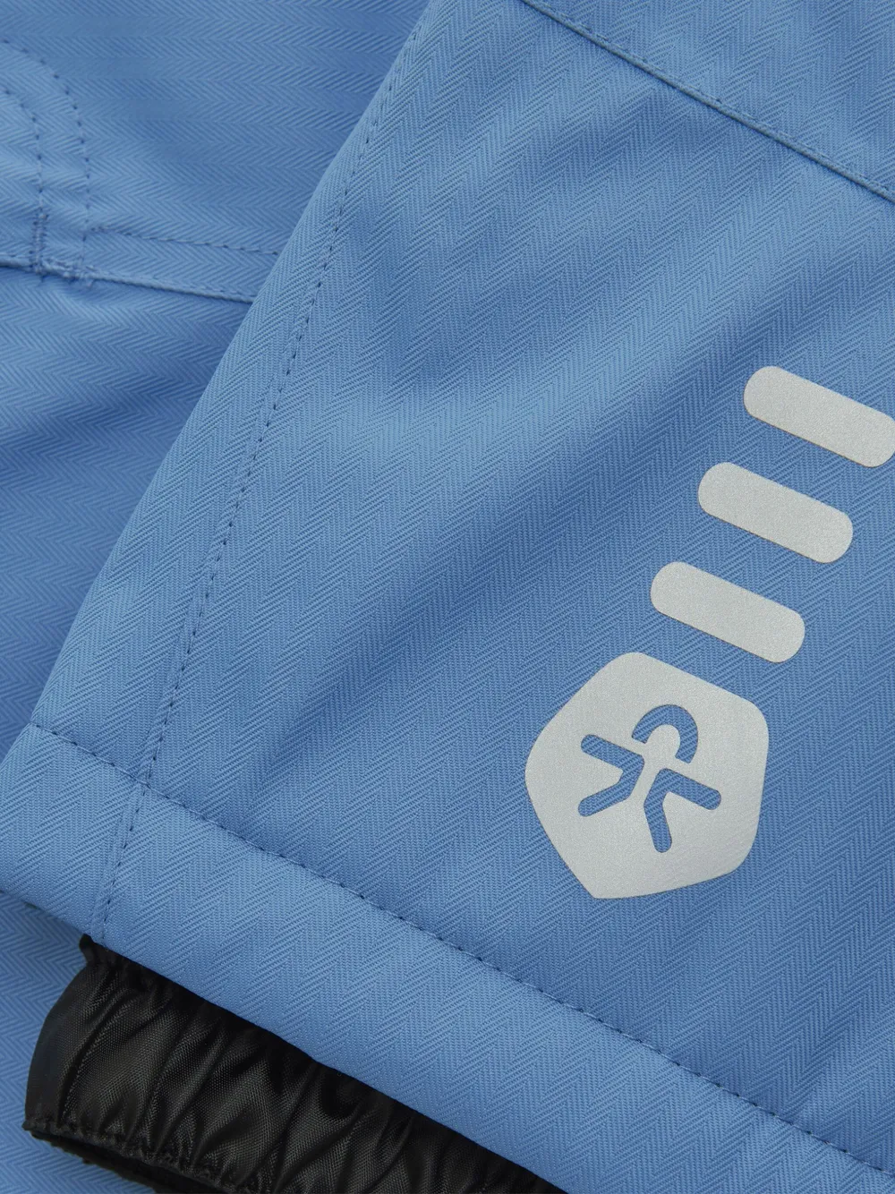 COLOR KIDS Skibroek met verstelbaar bandje en visgraatpatroon Blauw
