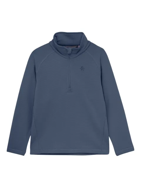 COLOR KIDS half-zip textured sweatshirt