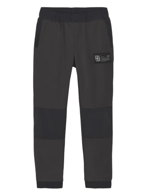 COLOR KIDS panelled fleece track pants