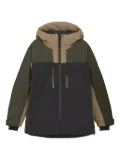 COLOR KIDS hooded colour-blocked jacket - Green