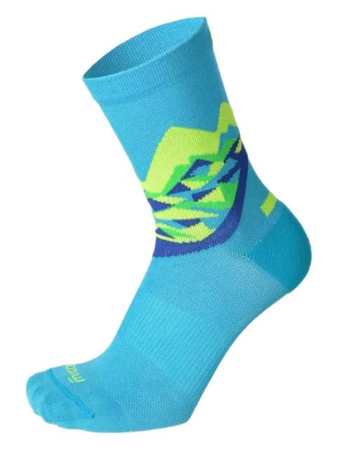MICO KIDS geometric-patterned sports socks
