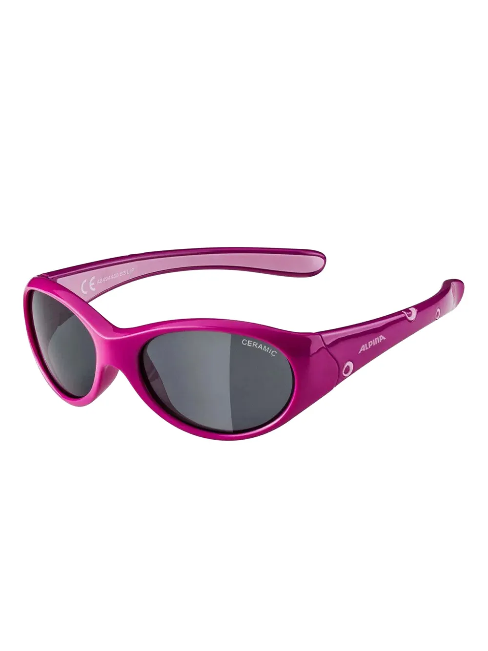 ALPINA KIDS Zonnebril met ovaal montuur Roze