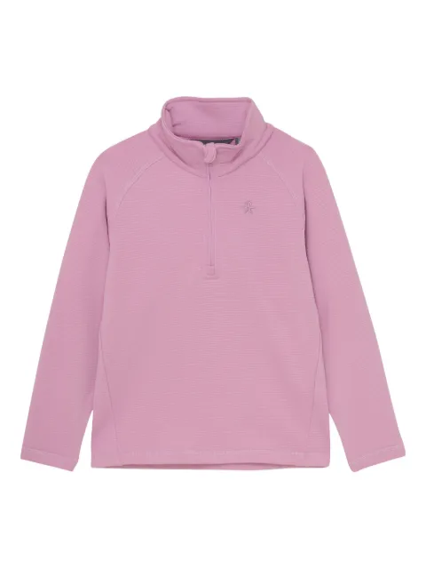 COLOR KIDS half-zip ribbed sweatshirt