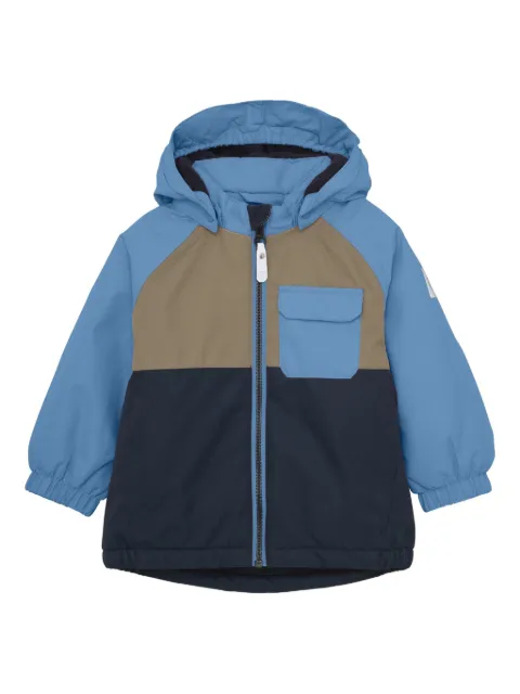 COLOR KIDS hooded colour-block jacket